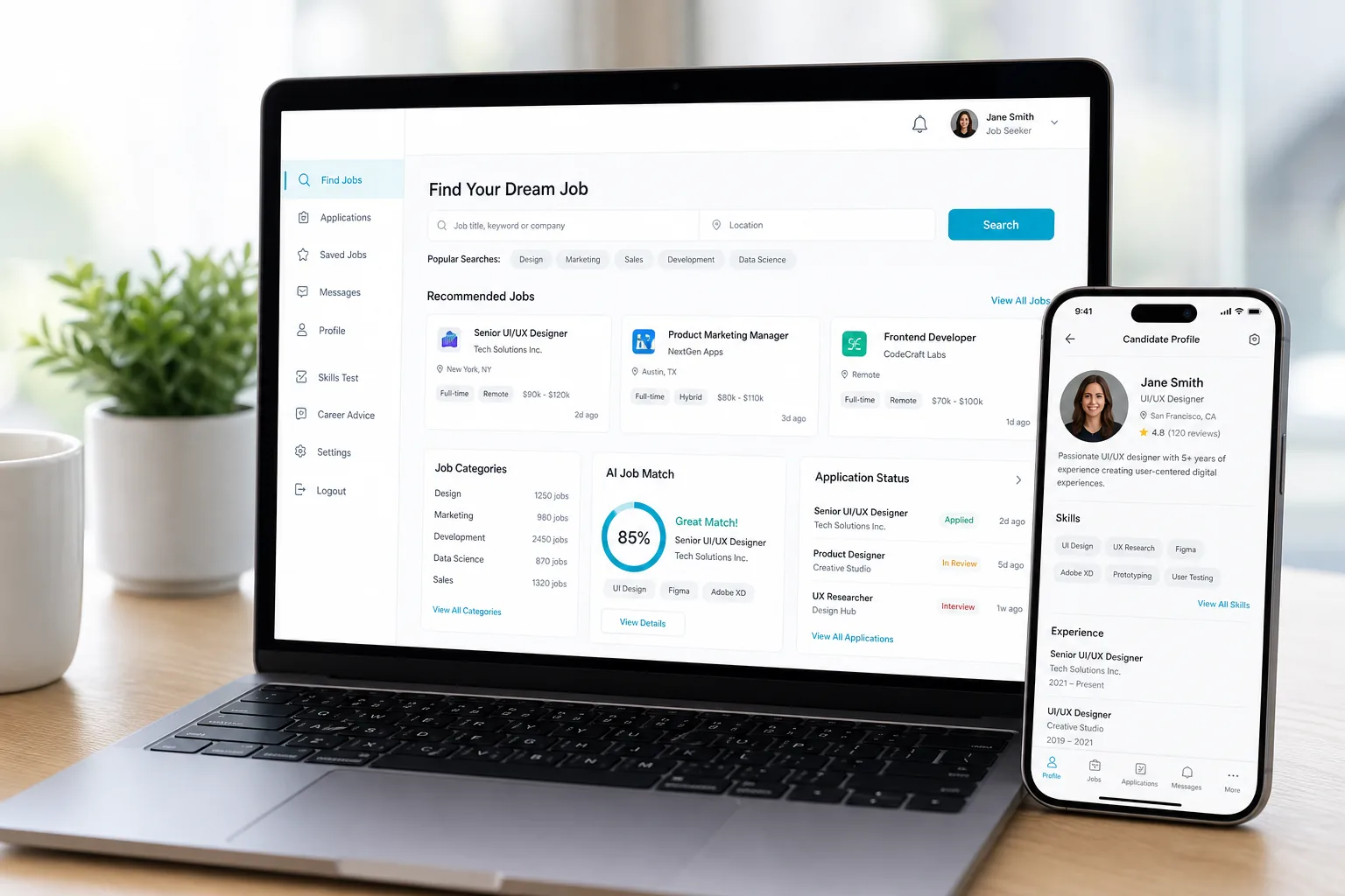 Custom job portal app development