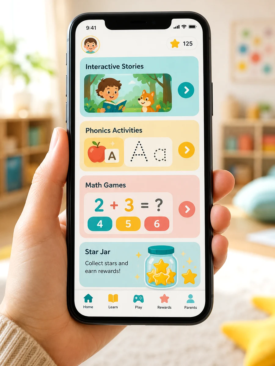 ABCmouse inspired kids learning app preview