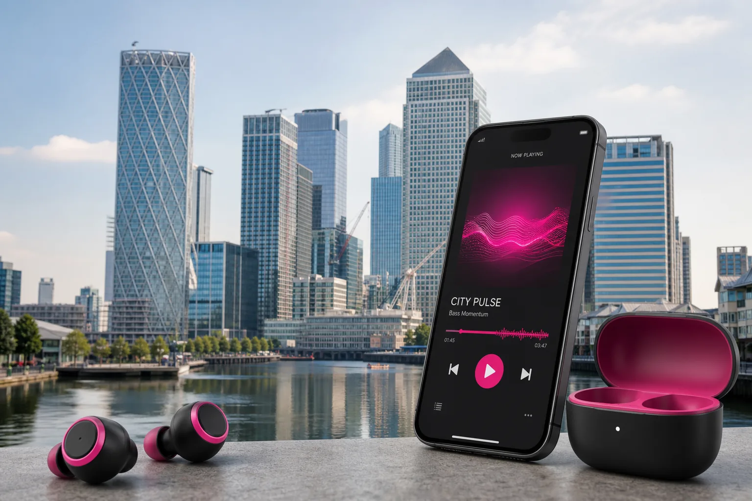 London music streaming development team designing an audio platform