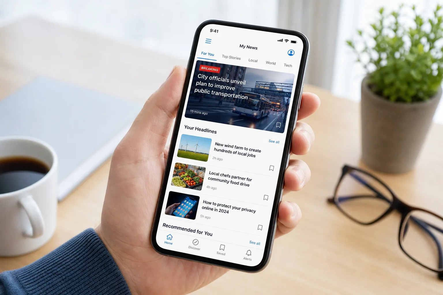 Custom news app development