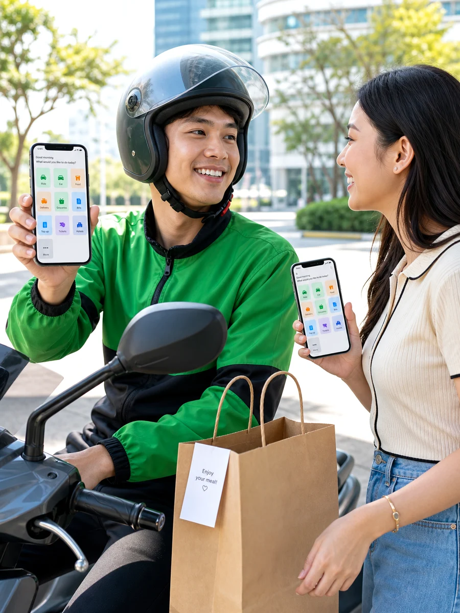 Gojek inspired on demand app preview