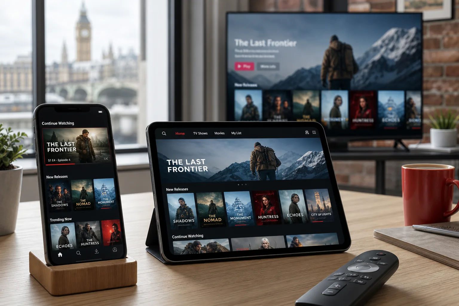 OTT streaming product concept for UK media and entertainment businesses