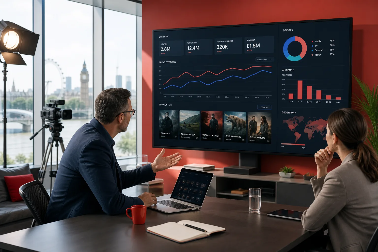 London OTT app development team designing a streaming platform