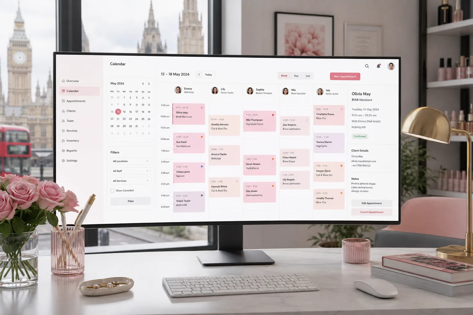 Salon app development company in London UK building AI powered beauty booking platforms