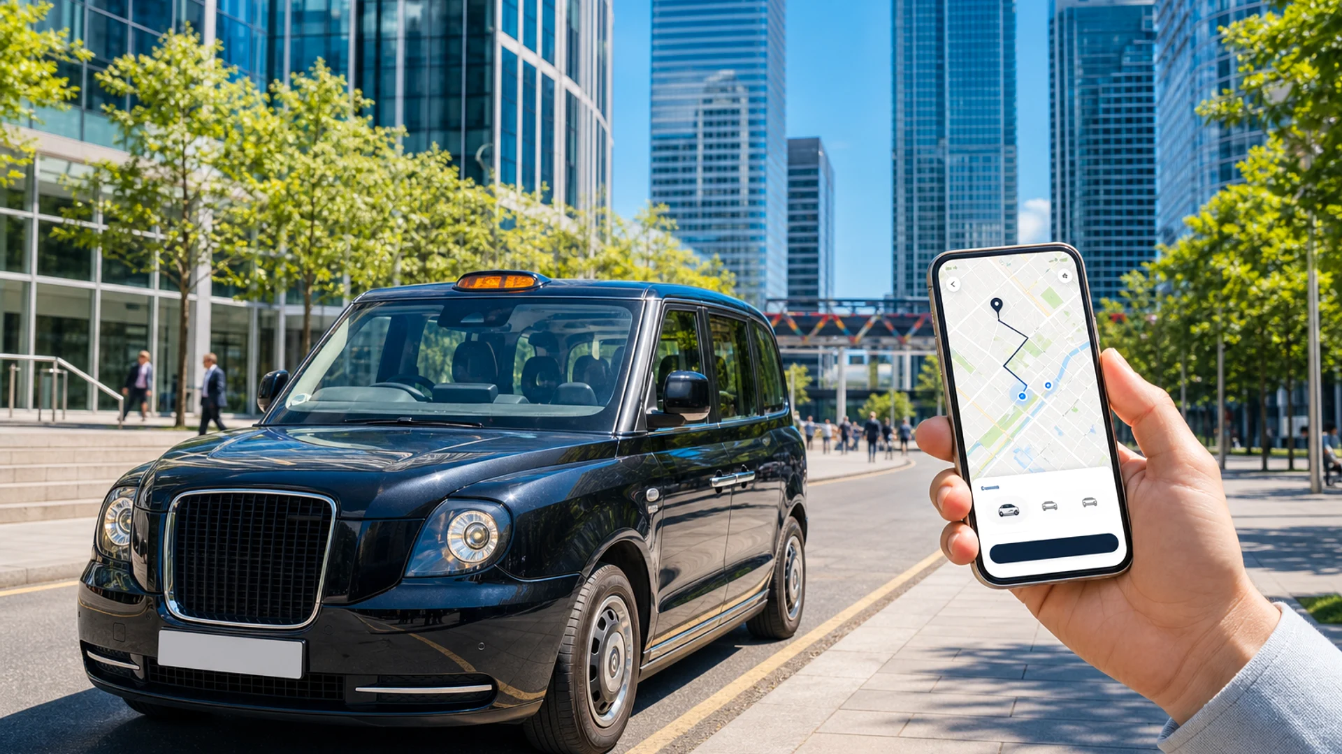 Taxi booking app development company in London UK building ride booking driver and fleet platforms