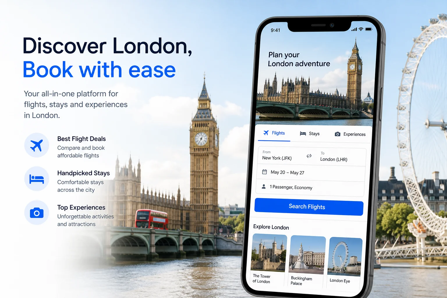Travel Booking Platform London