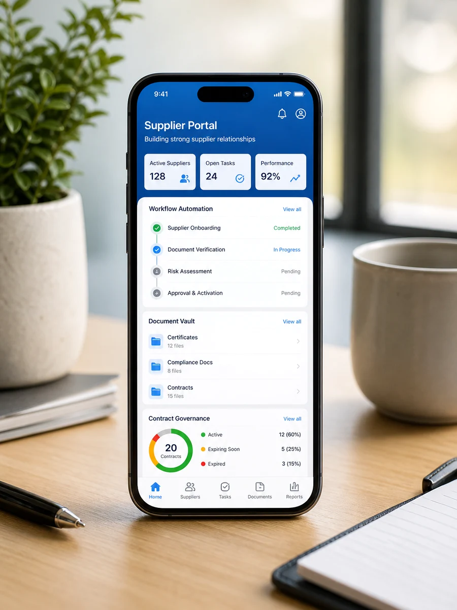 Ivalua inspired vendor management software preview