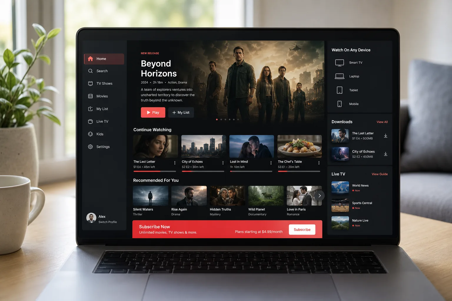 Custom OTT app development