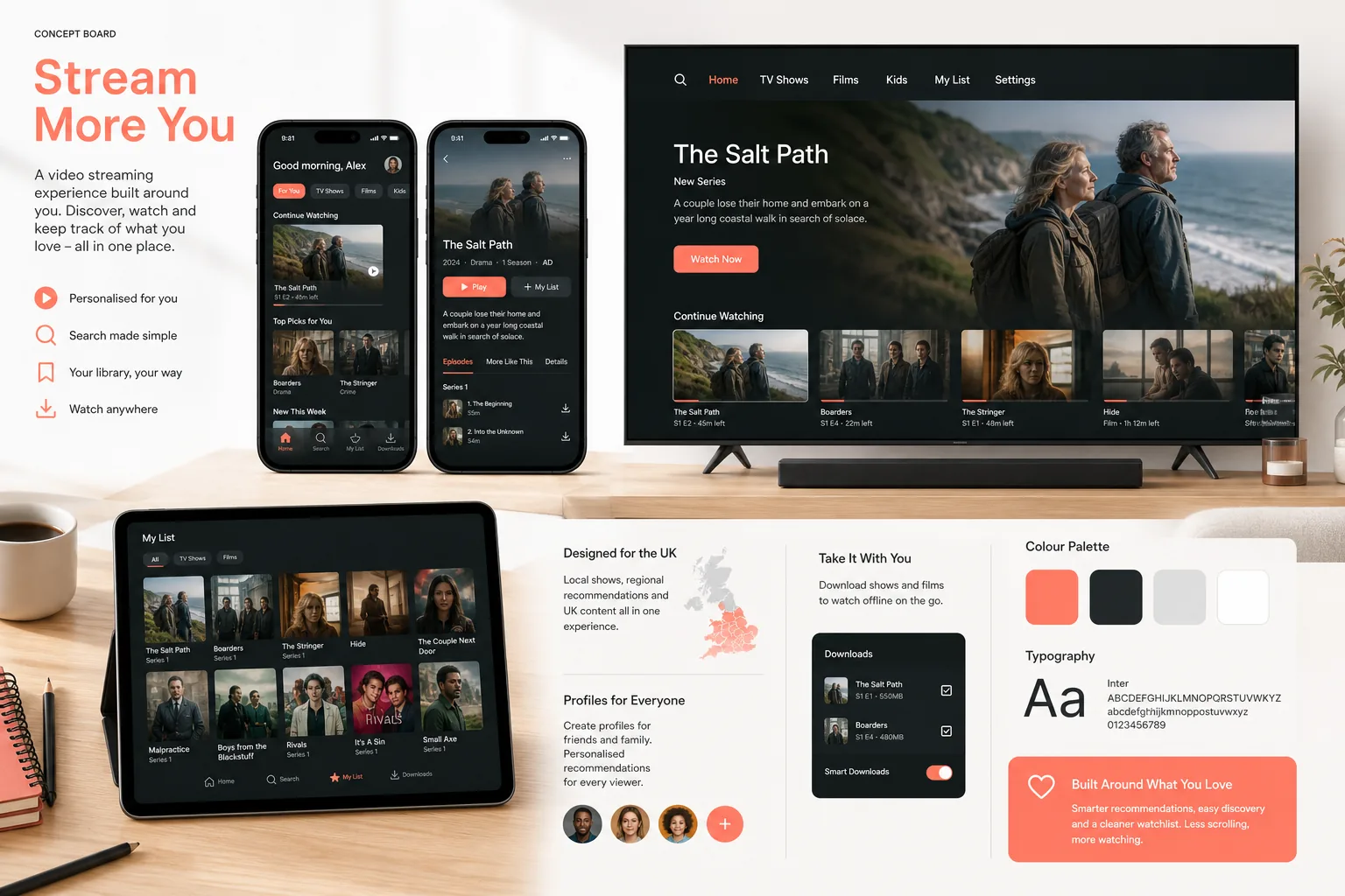 Video streaming product concept for UK media businesses
