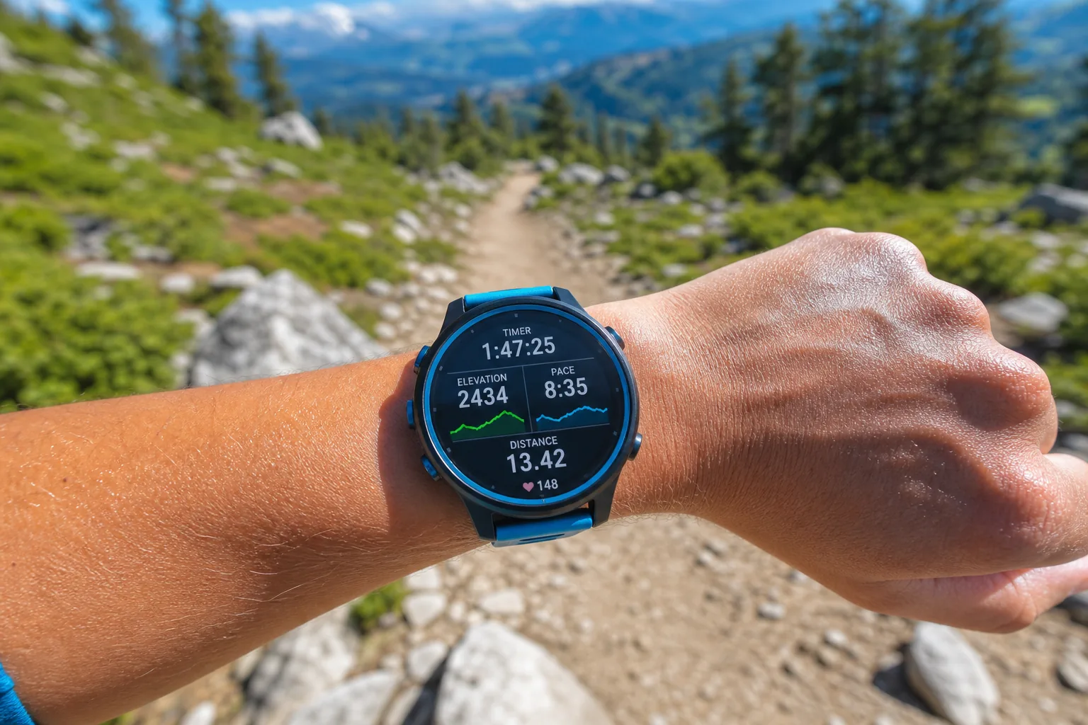 Garmin Connect inspired wearable app preview