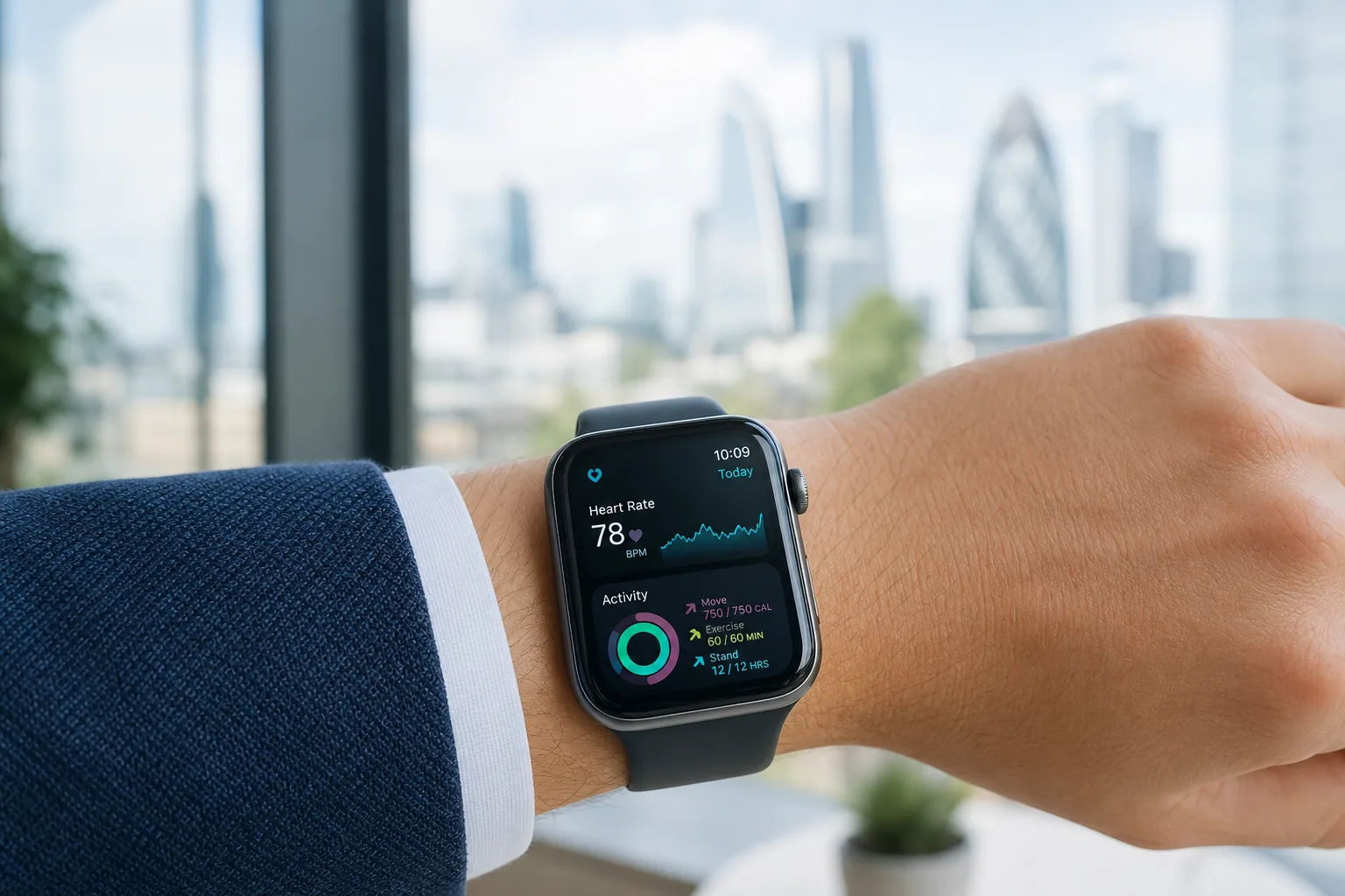 Wearable app development company in London UK building smartwatch fitness and healthcare wearable applications
