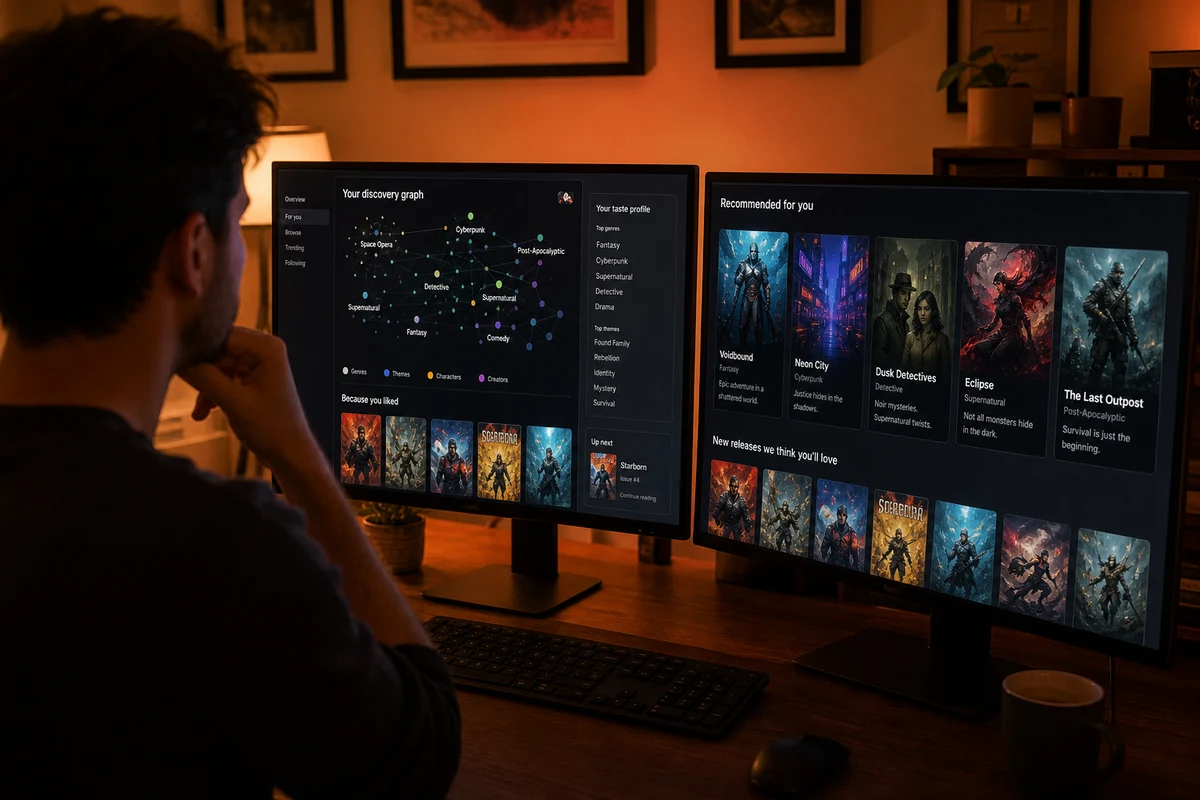 AI Comic Discovery Platform