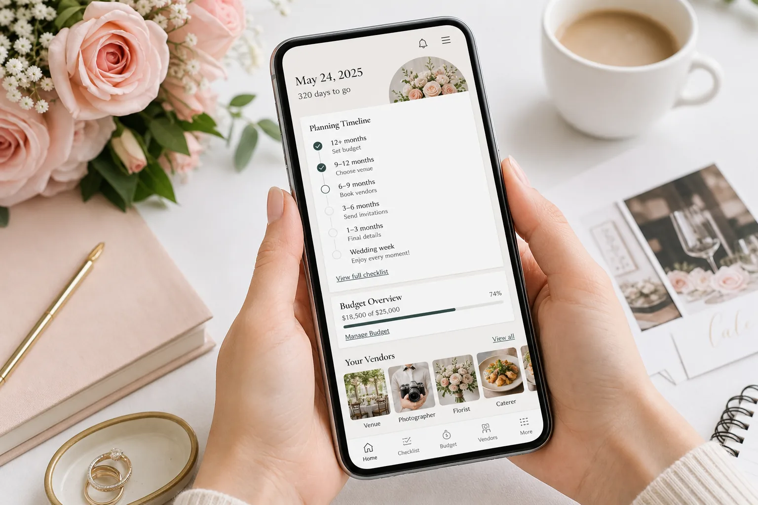 Custom wedding planner app development