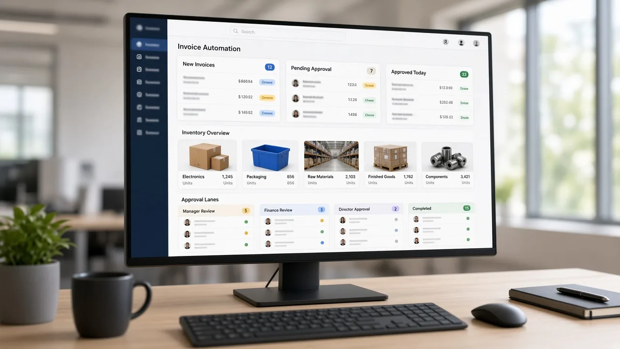 Zoho Books inspired accounting software preview