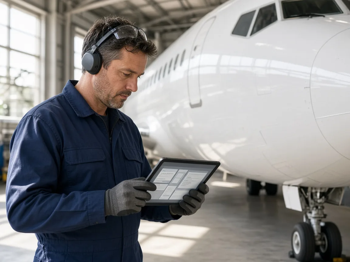 Maintenance aviation software preview