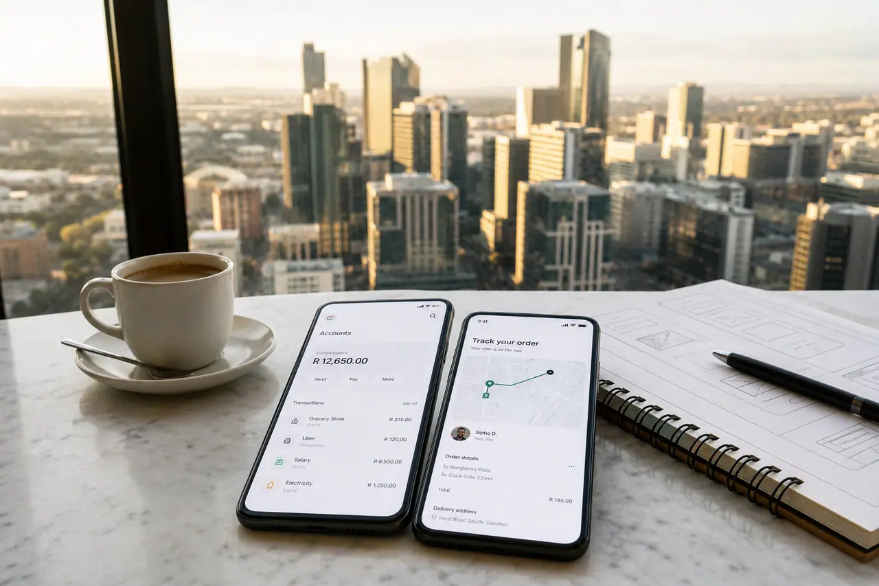 Cape Town startup team launching an MVP mobile app on Android and iOS