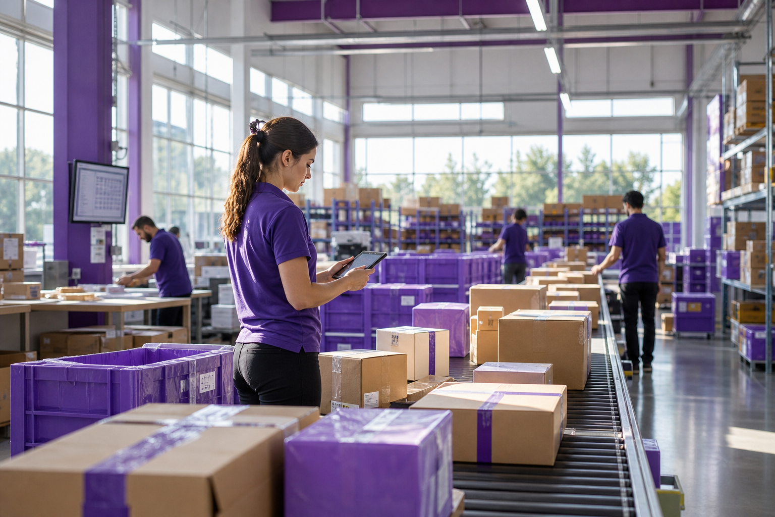 FedEx inspired courier delivery app preview