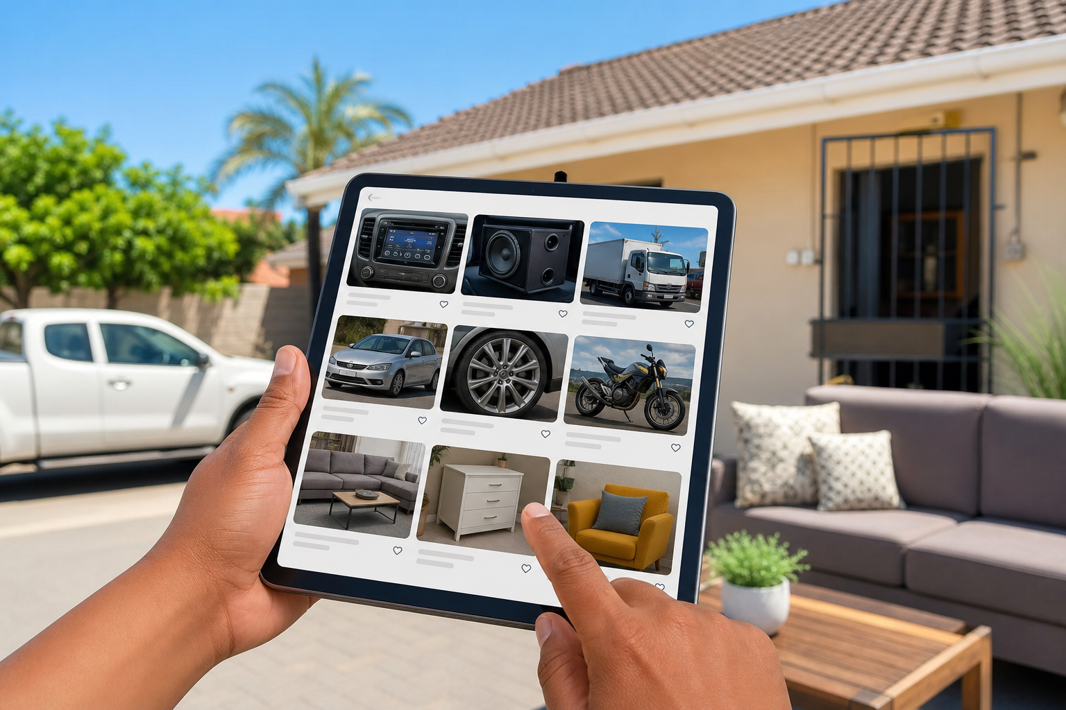 OLX inspired classified app preview