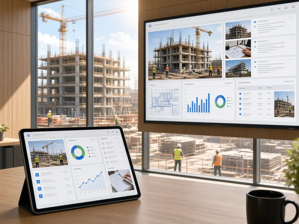 Procore inspired construction-software app preview