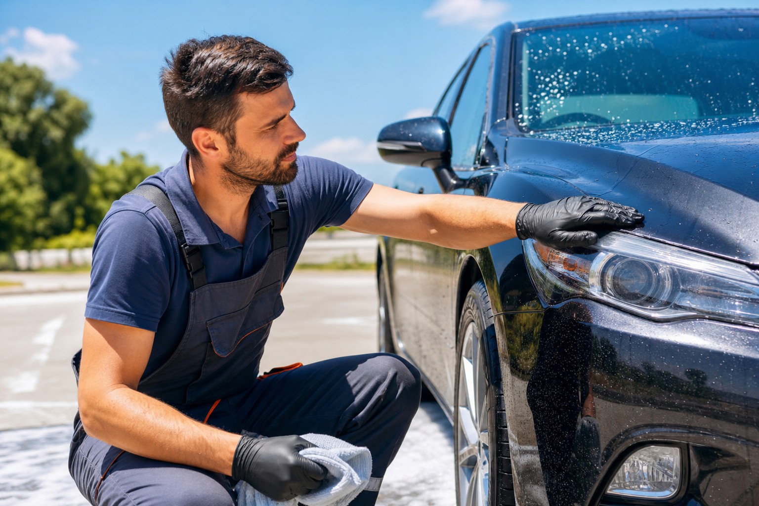 YourMechanic inspired car-wash app preview