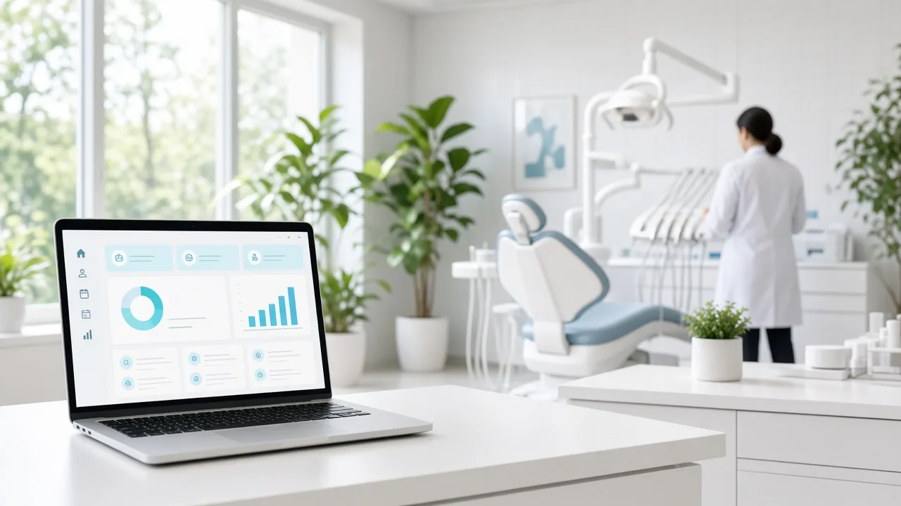 Curve Dental inspired dental-care-software app preview