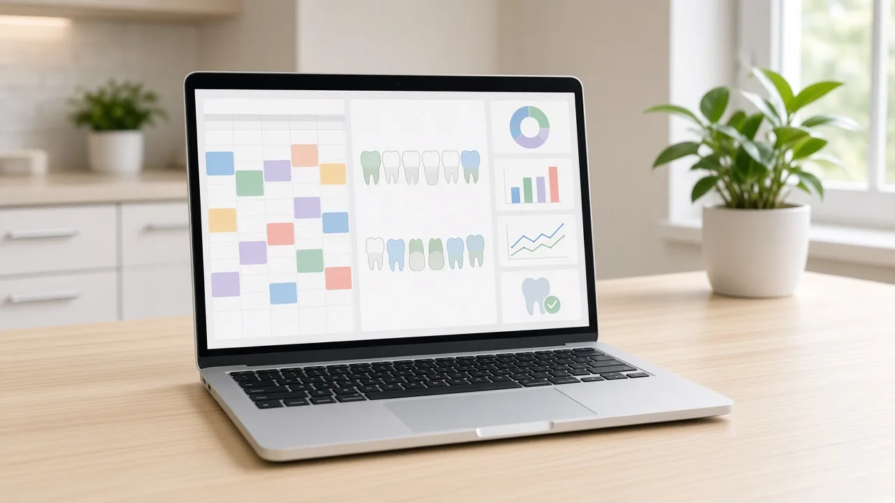 Open Dental inspired dental-care-software app preview