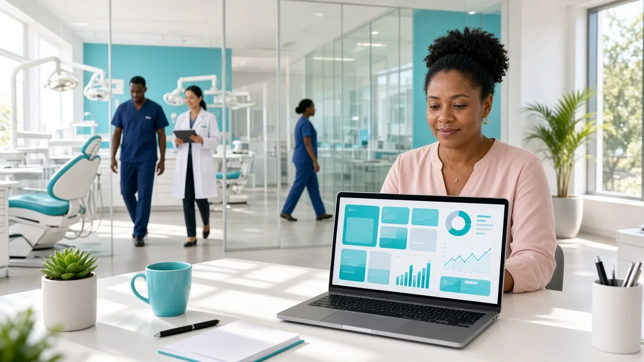 Dental practice management software for patients, appointments, treatment records, billing and reporting