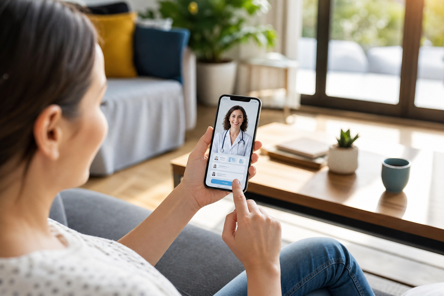 Doctor On Demand inspired telemedicine app preview