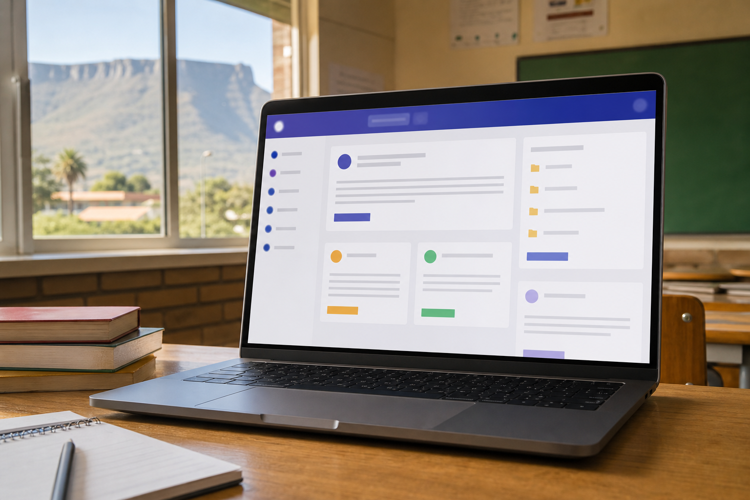 Google Classroom inspired education learning platform preview