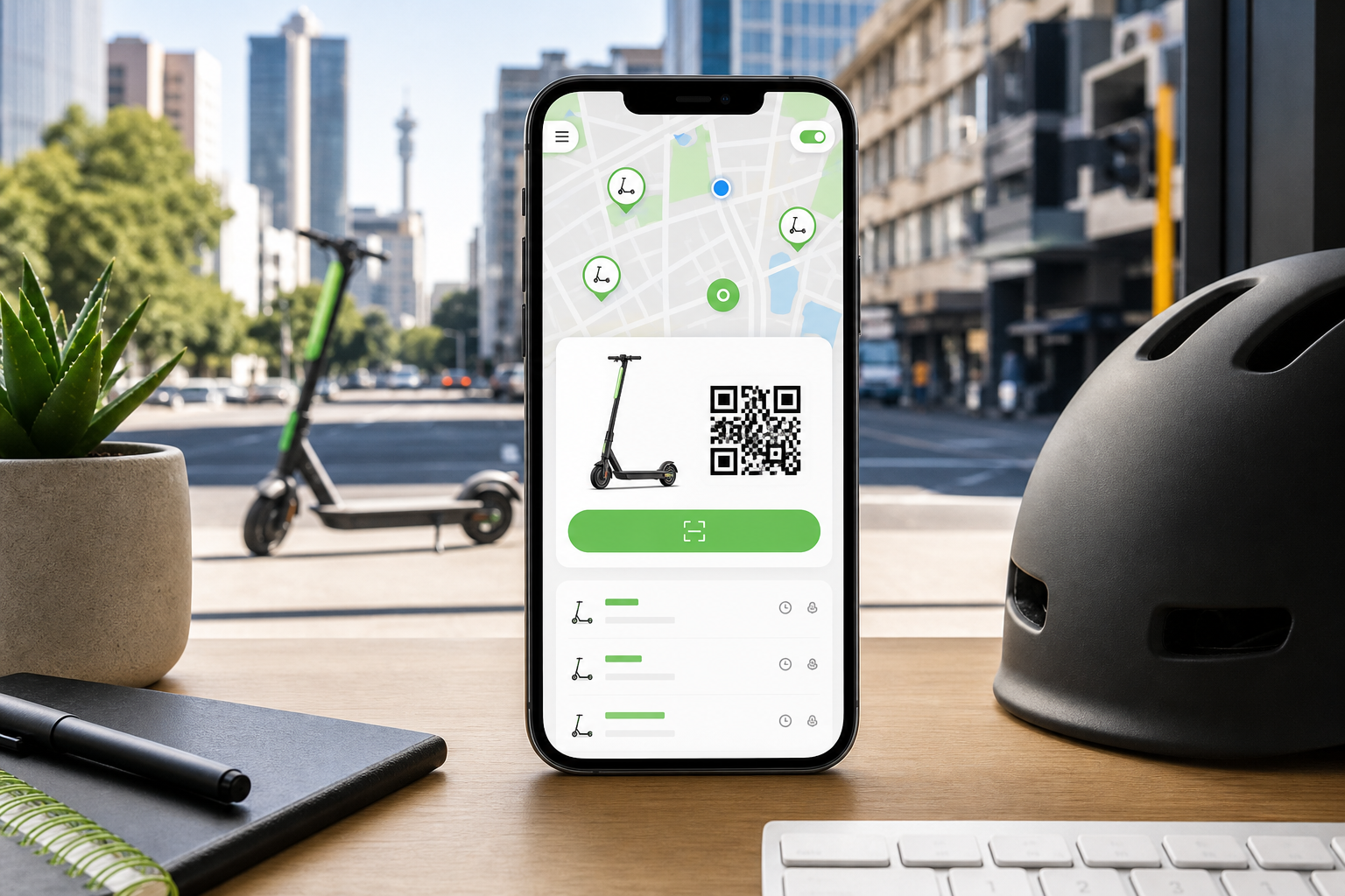 Lime inspired escooter mobility platform preview