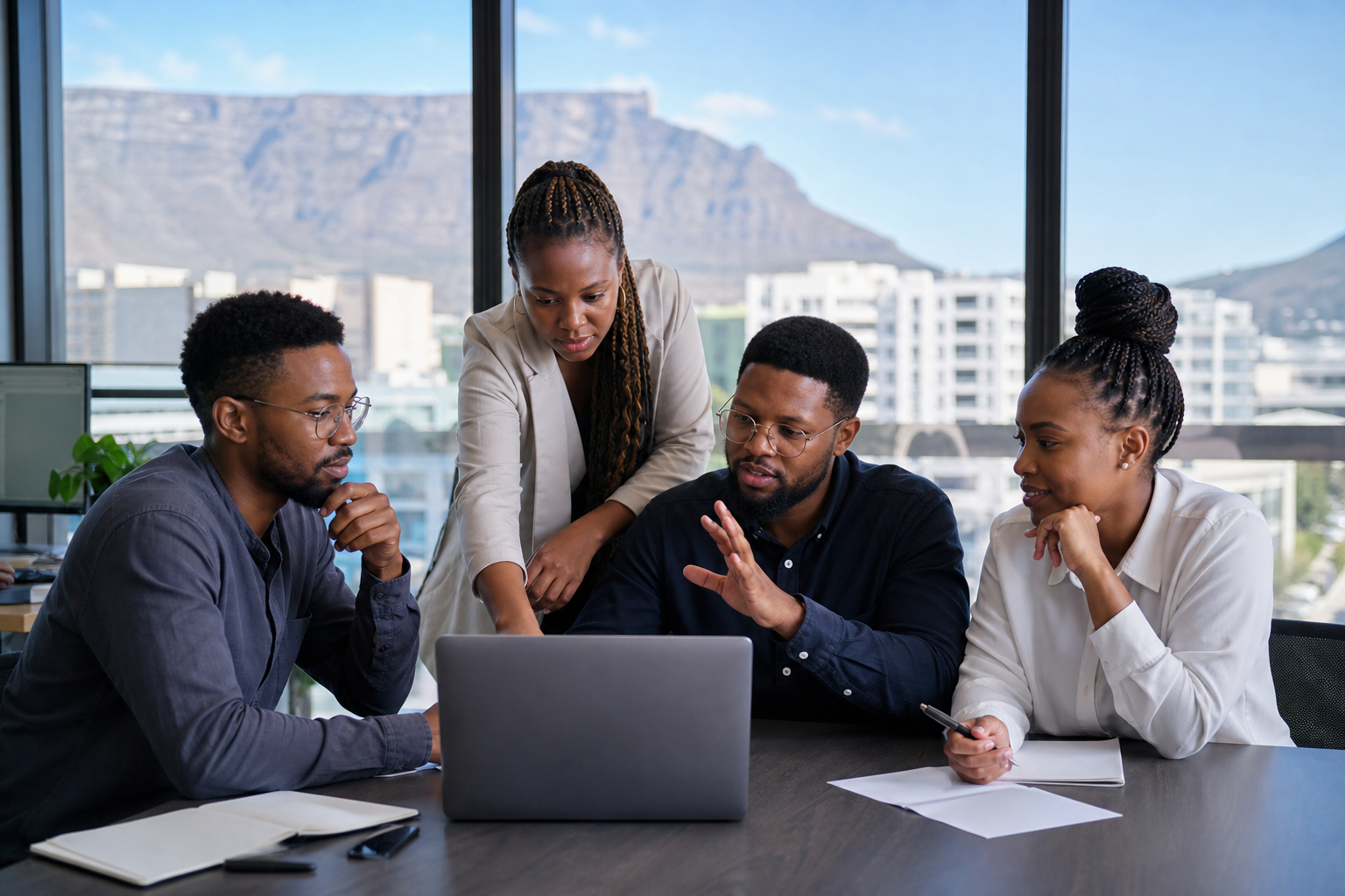 eWallet app development company in South Africa consulting with a fintech business on a digital wallet platform