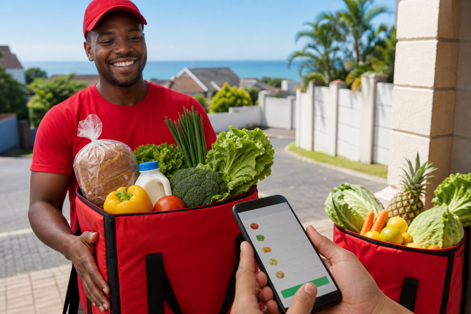 Checkers Sixty60 inspired food delivery app preview