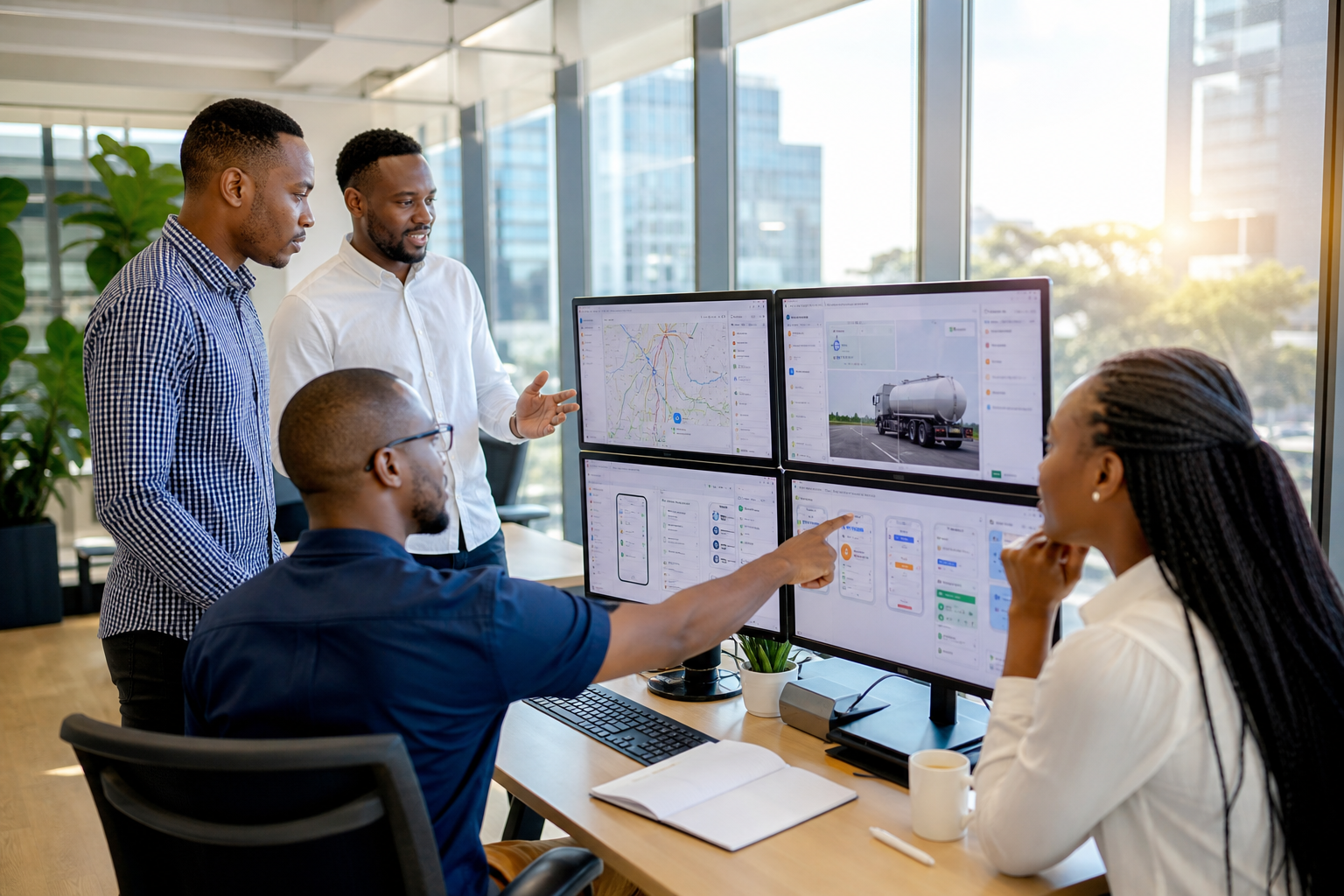Fuel delivery app development company in South Africa creating a secure fuel logistics platform