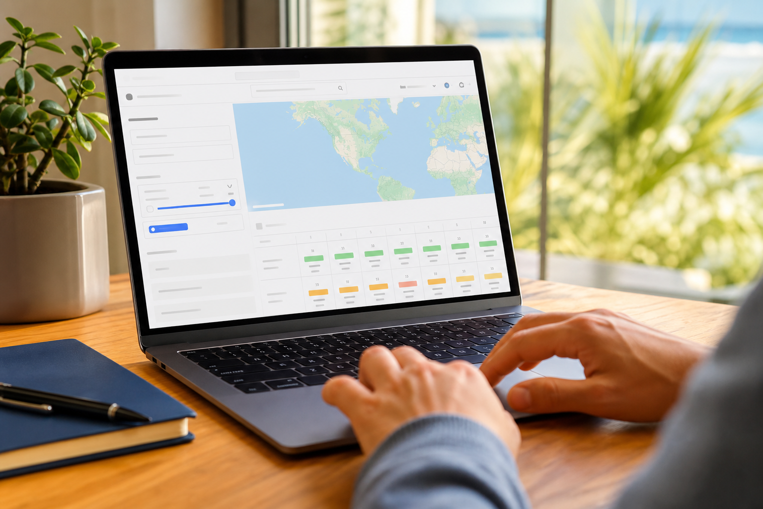 Google Flights inspired flight booking app preview