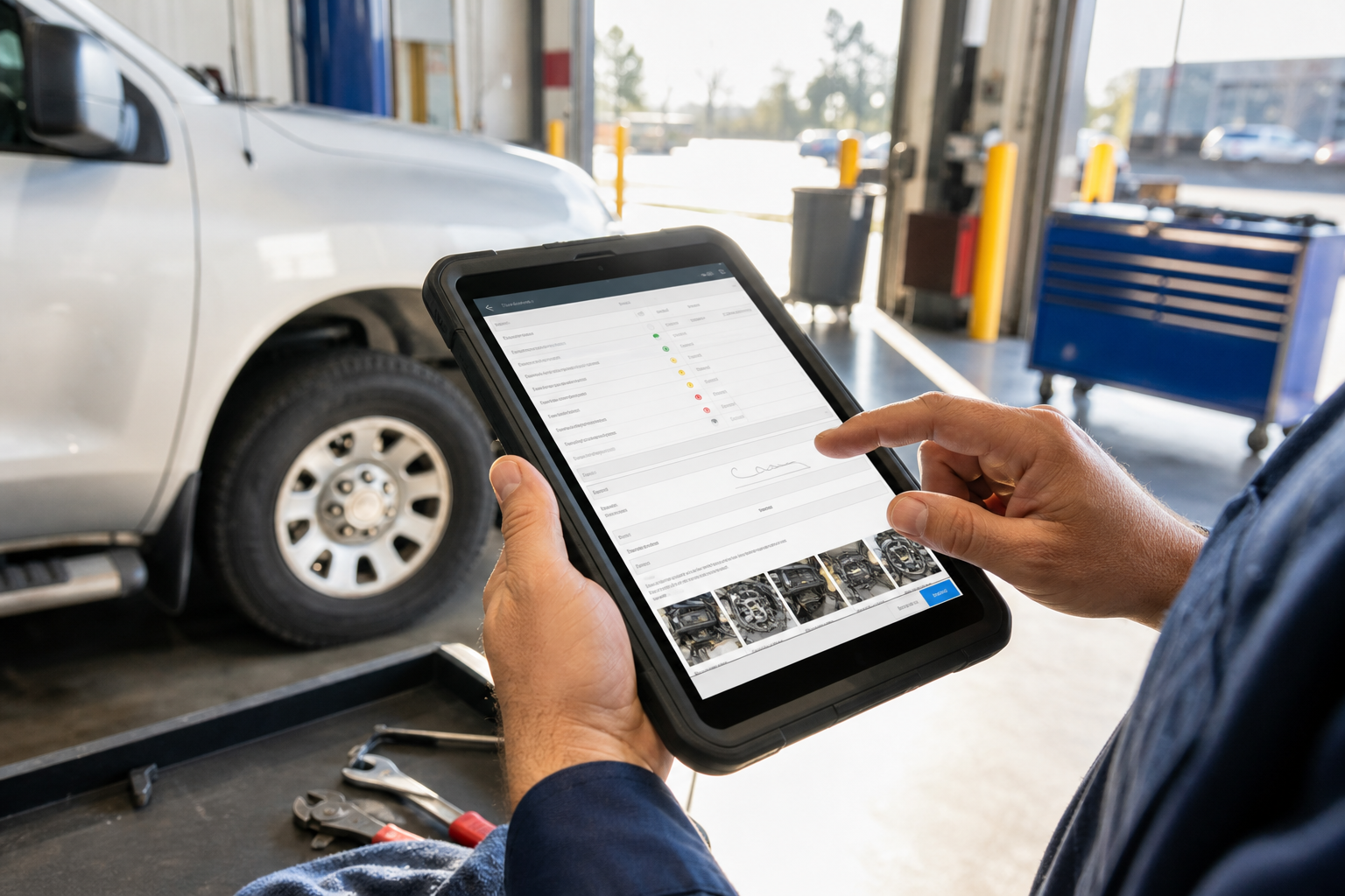 Fleetio inspired fleet management app preview