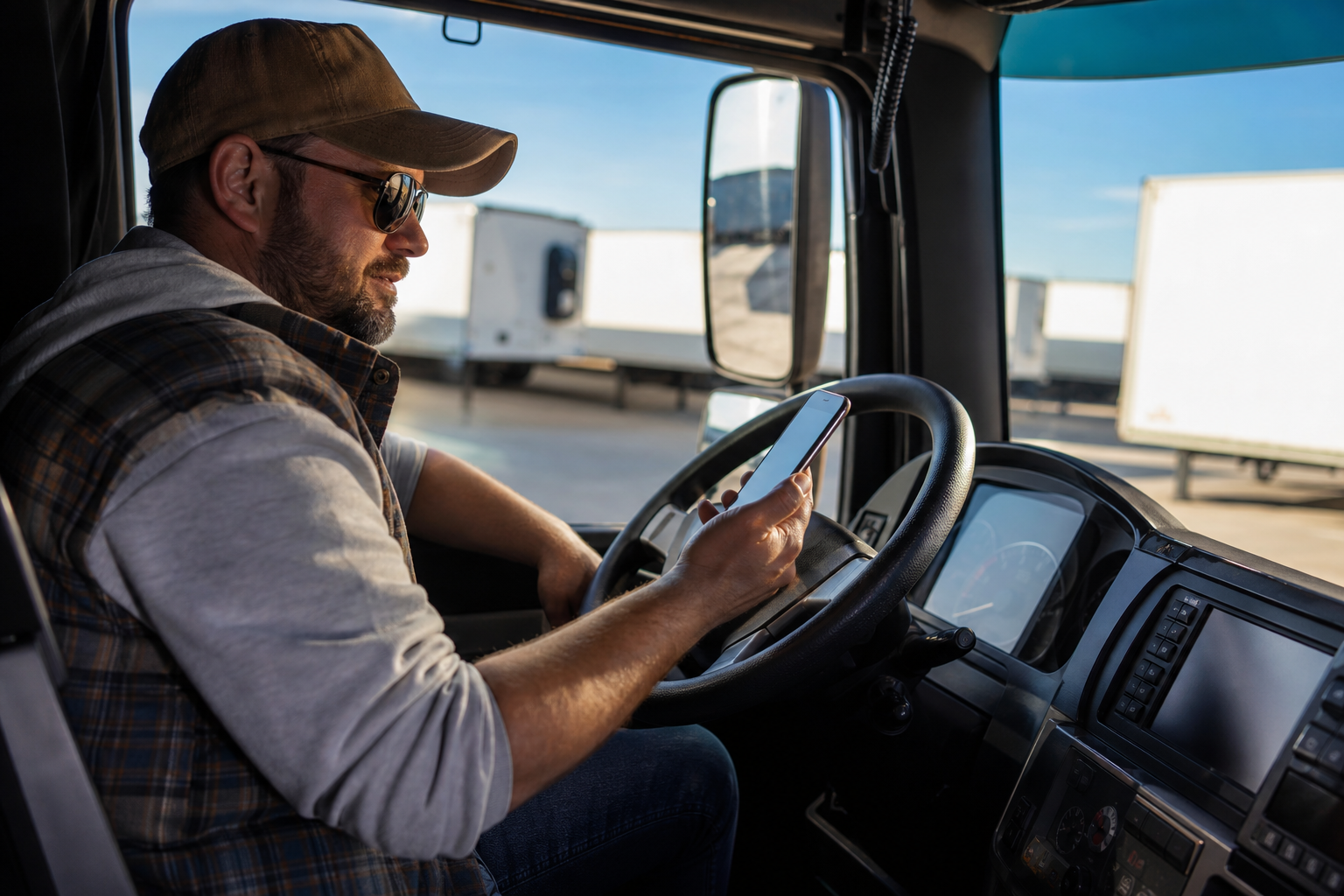 Motive inspired fleet management app preview