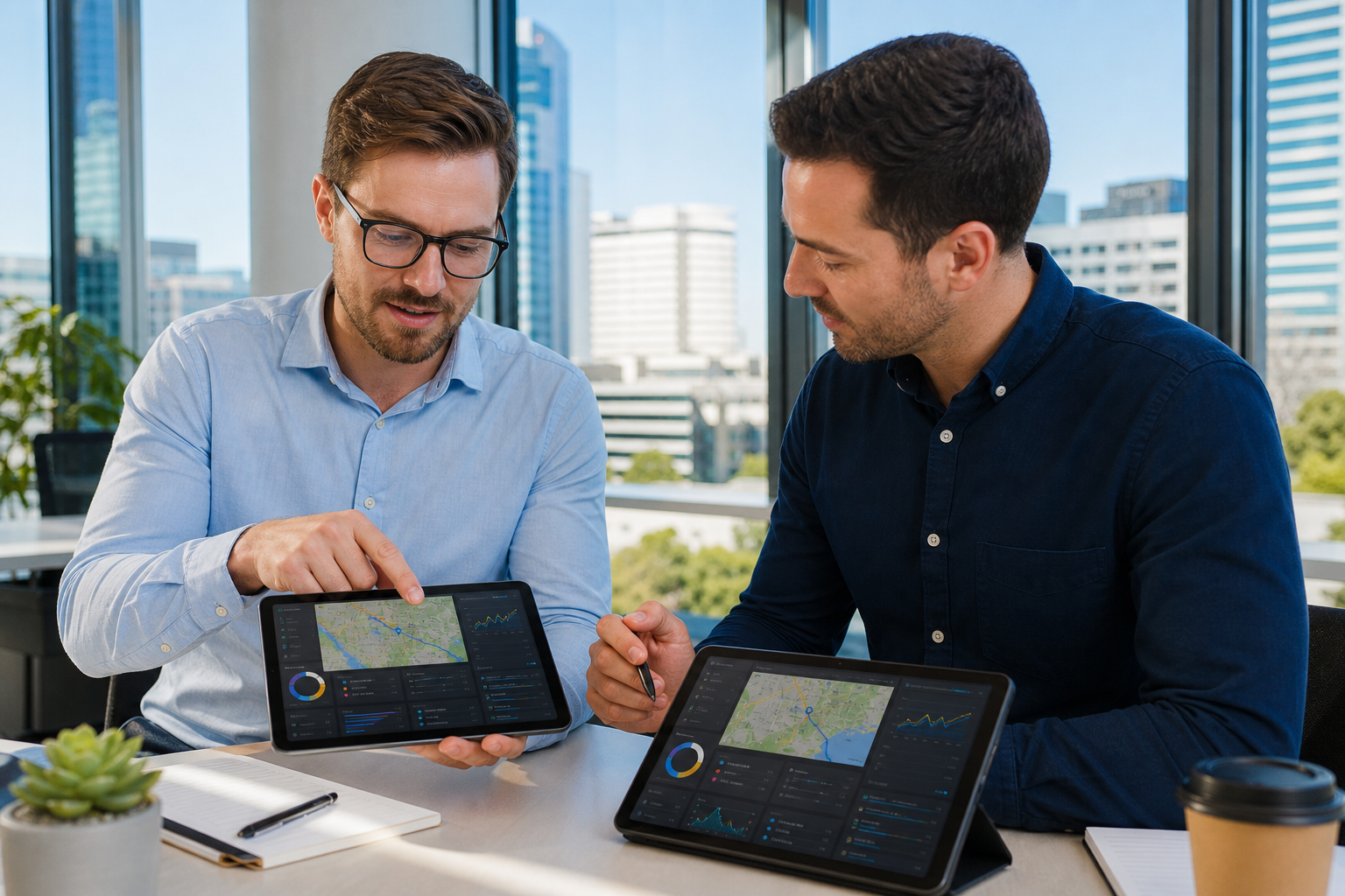 Fleet management app development company in South Africa creating a secure GPS tracking and logistics platform