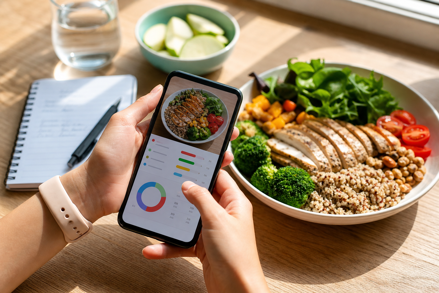MyFitnessPal inspired fitness app preview