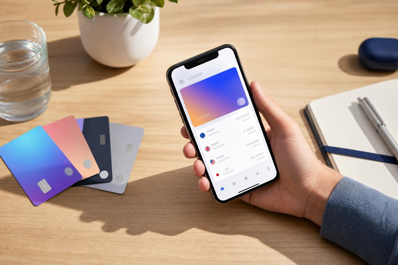 Revolut inspired fintech app preview