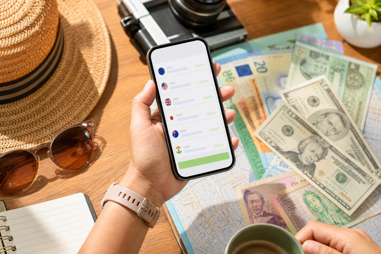 Wise inspired fintech app preview
