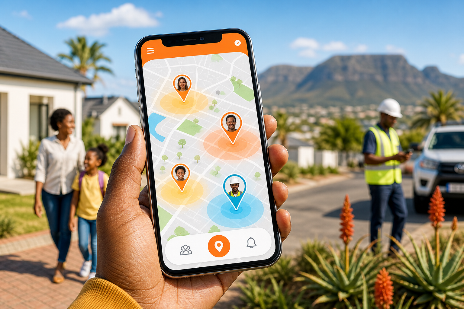 Life360 inspired gps tracking app preview