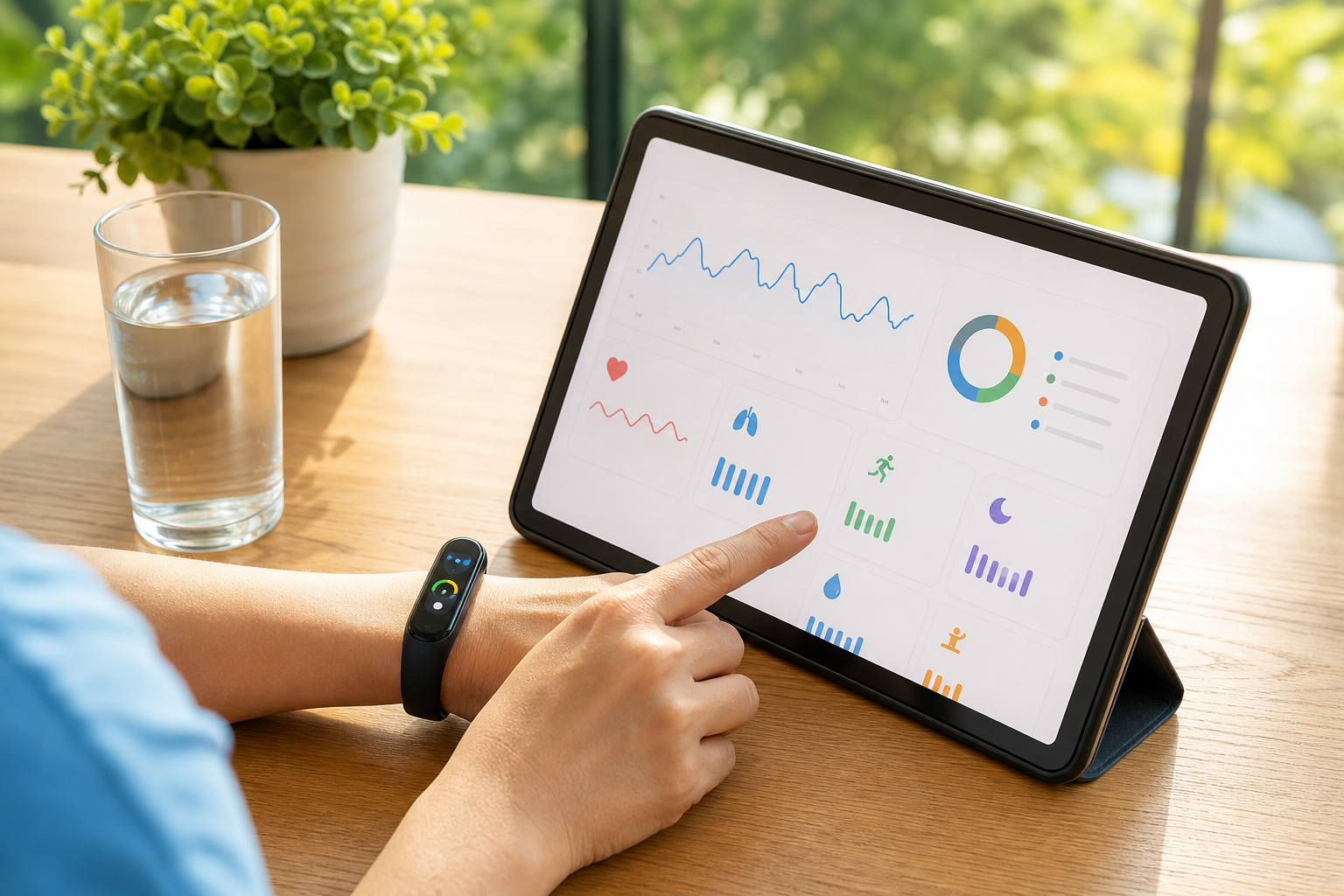 Fitbit Health inspired healthcare app preview