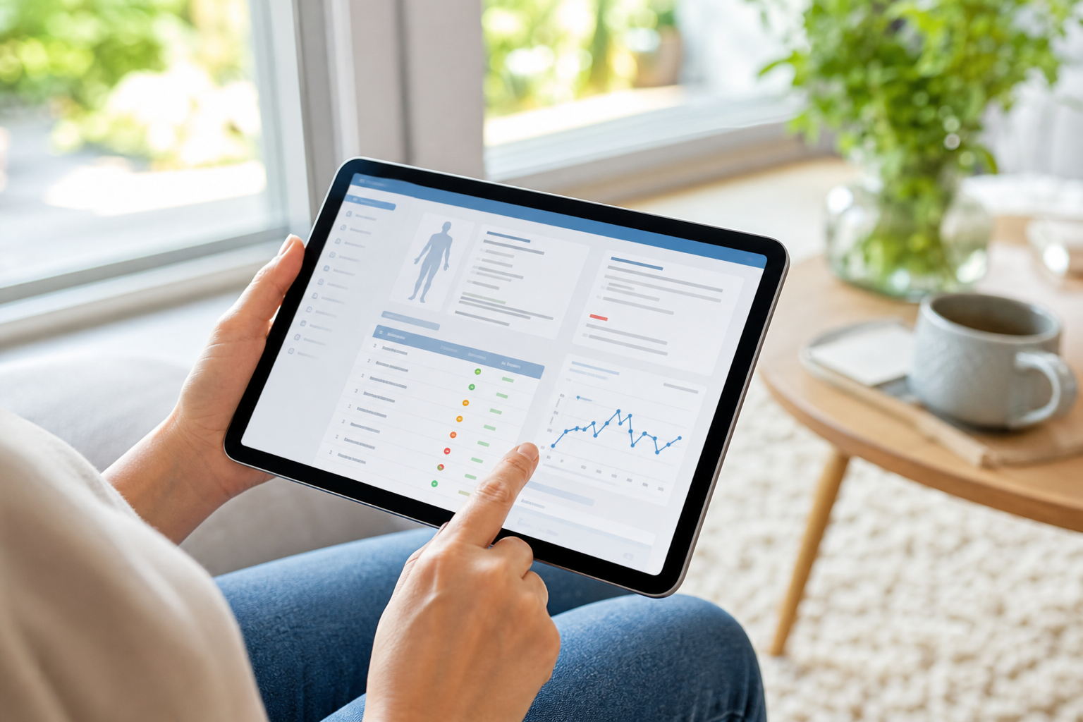 MyChart inspired healthcare app preview