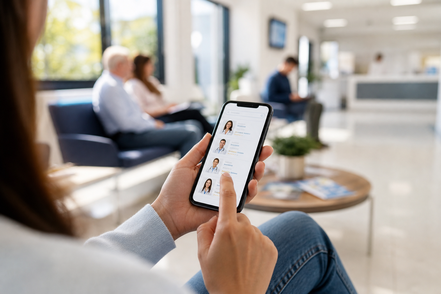 Practo inspired healthcare app preview