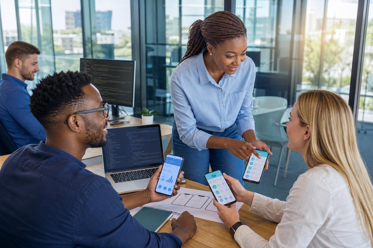 Healthcare app development company in South Africa creating a secure digital healthcare platform