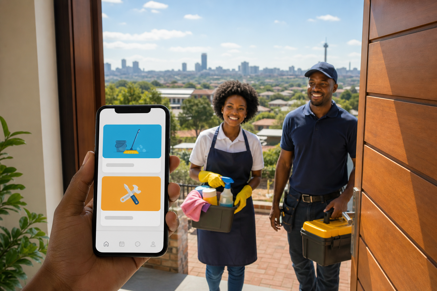 Handy inspired handyman app preview