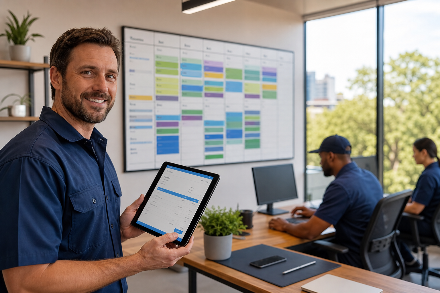 Housecall Pro inspired handyman app preview