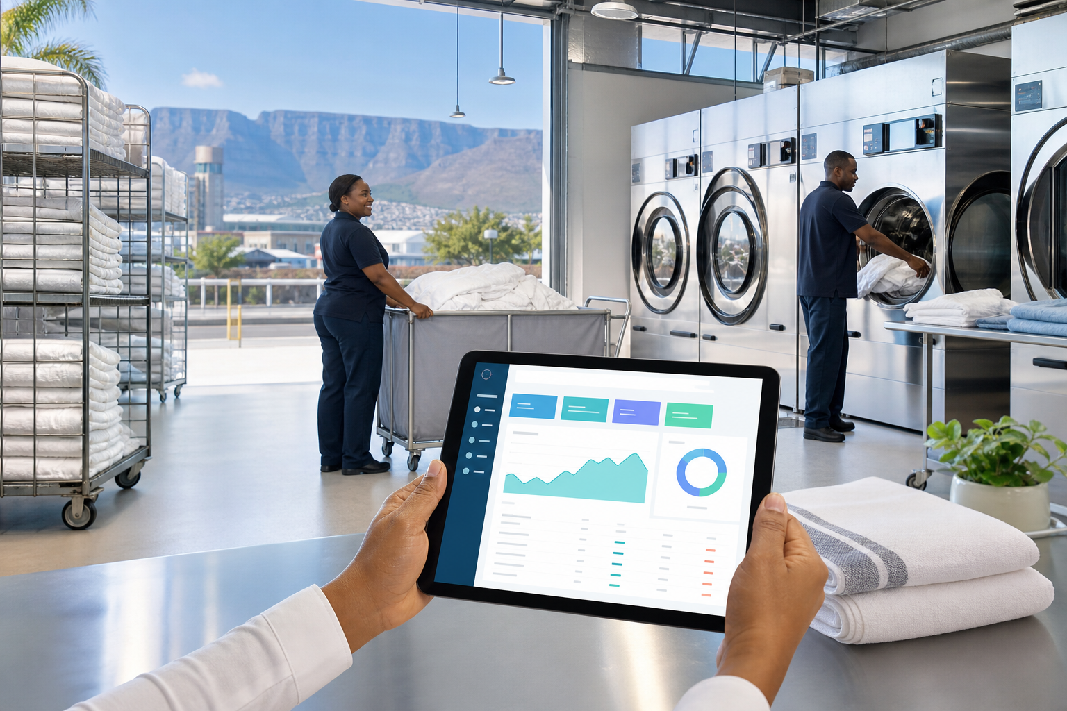 Cleanly inspired laundry app preview