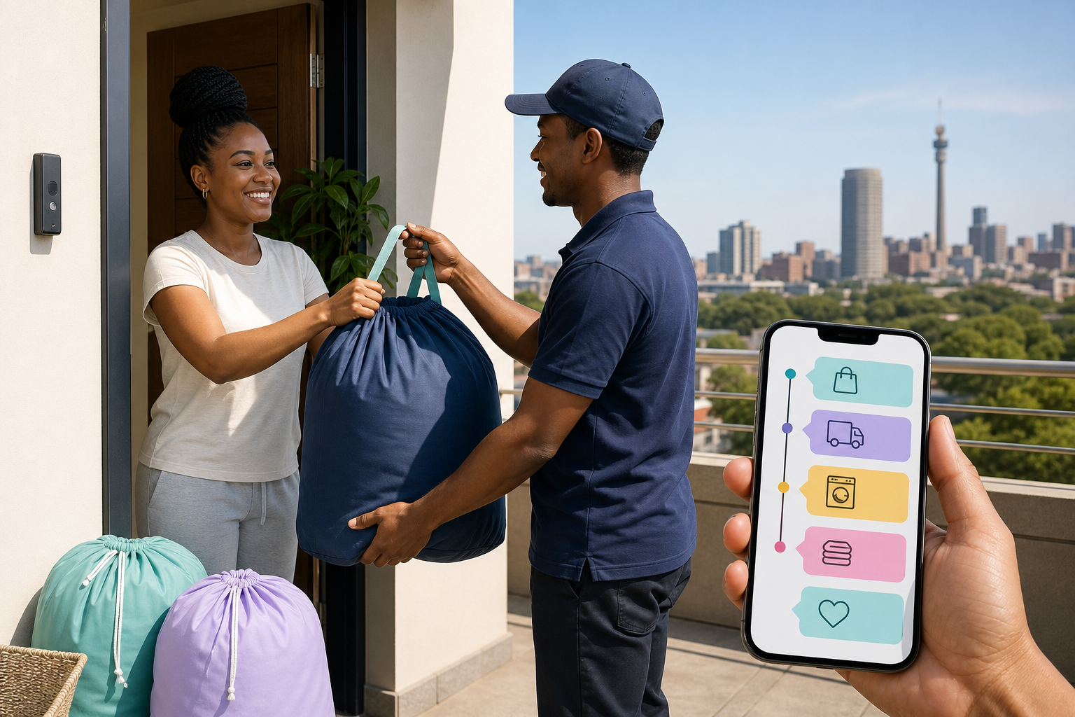 Laundryheap inspired laundry app preview