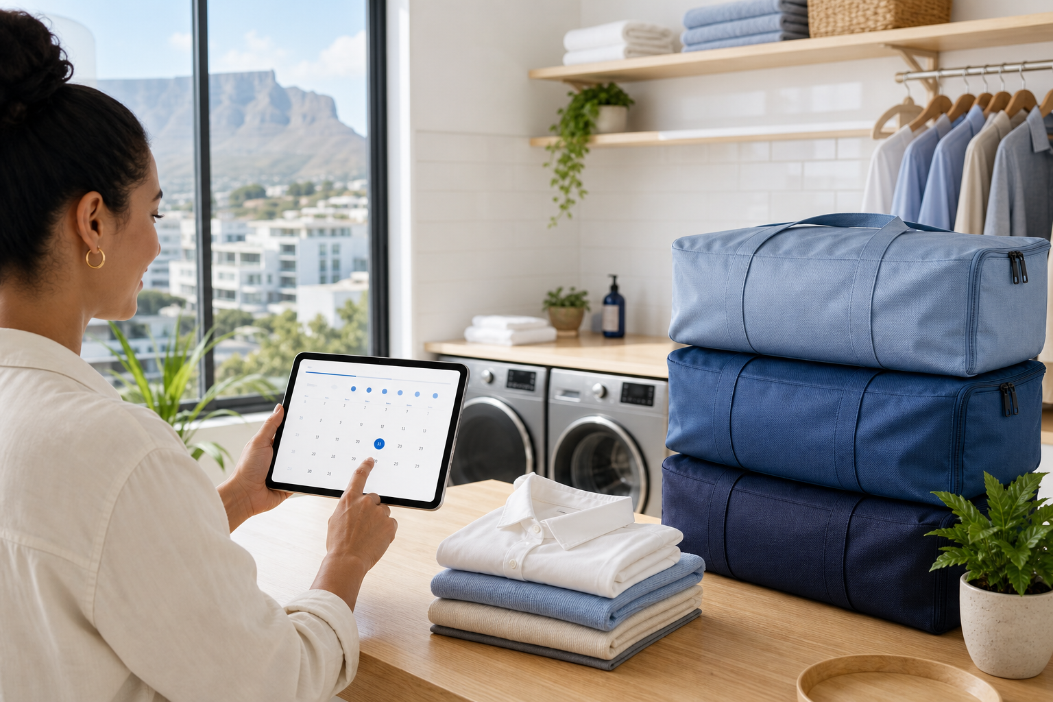 Press Cleaners inspired laundry app preview